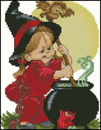 Вышивка крестом Колдовское зелье