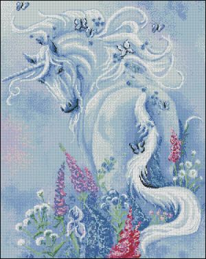 Вышивка крестом Волшебный единорог