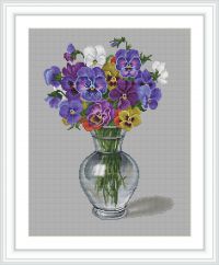 Вышивка крестом Анотины глазки