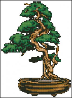 Вышивка крестом Бонсай-2