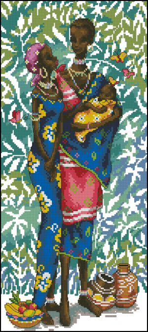 Африканская семья