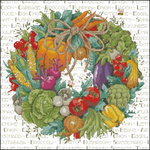 Овощной венок
