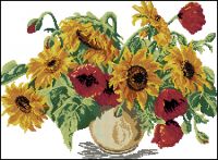 ChI B033 Sunflowers&amp;Poppies