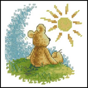 Вышивка крестом Всегда смотри на светлую сторону