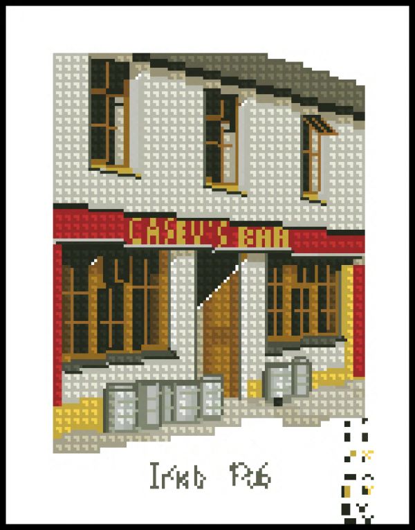 Вышивка крестом Ирландский паб