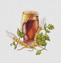 Вышивка крестом Пиво