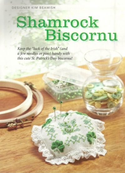 Вышивка Бискорню с клевером