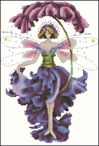 Вышивка крестом Фея весеннего сада