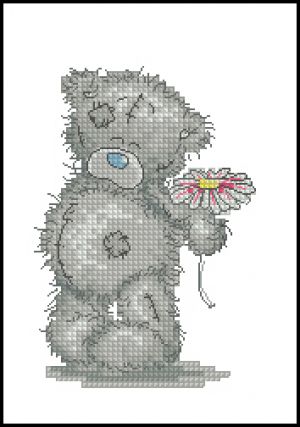 Вышивка крестом Ромашка для тебя