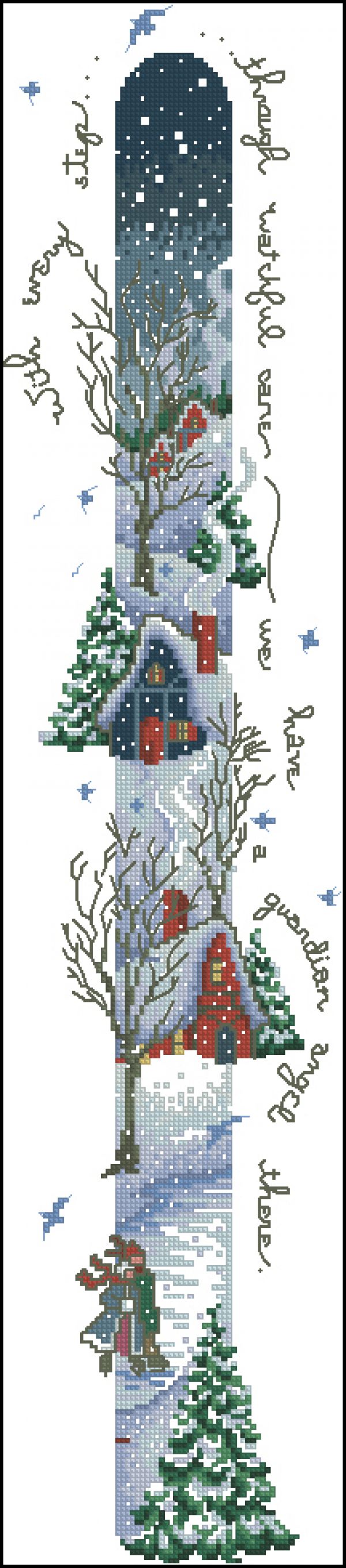 схема для вышивки крестом шаг за шагом