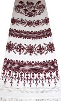 схема для вышивки крестом Свадебный рушнык