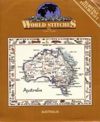 Вышивка крестом Карта Австралии