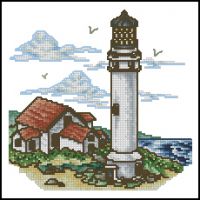 Вышивка крестом У маяка