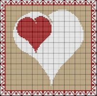 Сердце-контур