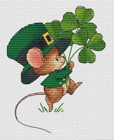 Вышивка крестом День Святого Патрика
