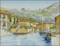 Вышивка крестом На водной глади