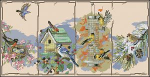 Четыре сезона - птицы