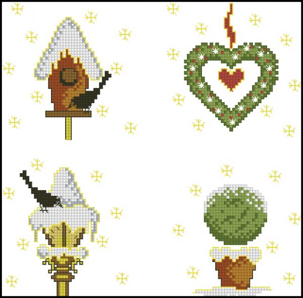 схема вышивки крестом прекрасные открытки