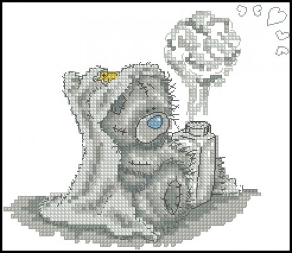 Вышивка крестом Детская пудра