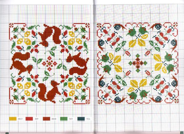 Вышивка крестом Мотивы для бикорню18