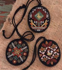 Вышивка крестом Оригинальные кулоны