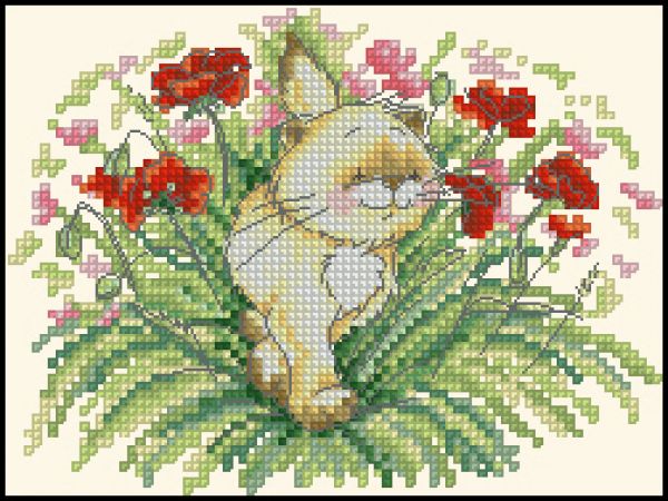 Вышивка крестом Воскресная история