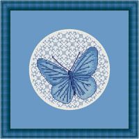 Синяя бабочка - блекворк