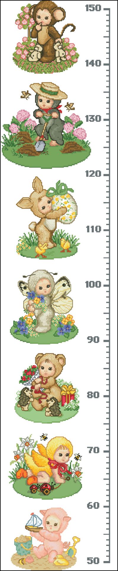 Вышивка крестом Ростомер с чудными детками