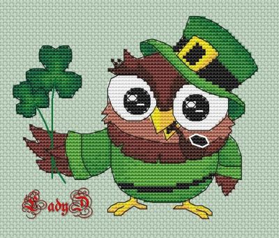 Вышивка крестом Irish Owl
