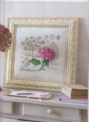 Вышивка крестом Гортензия