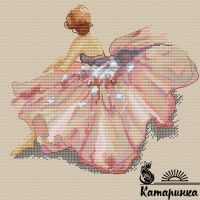 Вышивка крестом Балерина