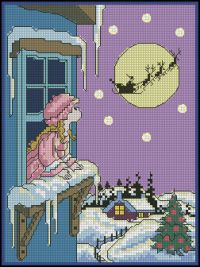 CS Girl Waiting for Santa