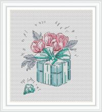 Вышивка крестом Подарок
