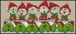 Шесть новогодних эльфов