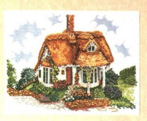 Вышивка крестом котедж - Колыбель