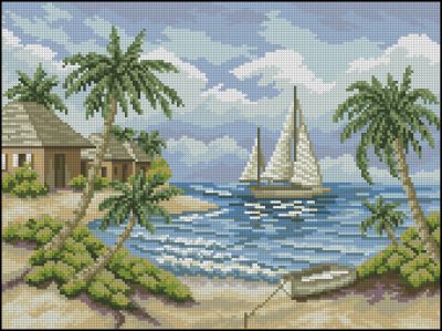 Вышивка крестом В бухте
