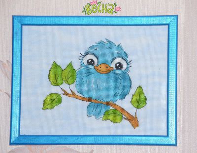 Вышивка крестом Весна
