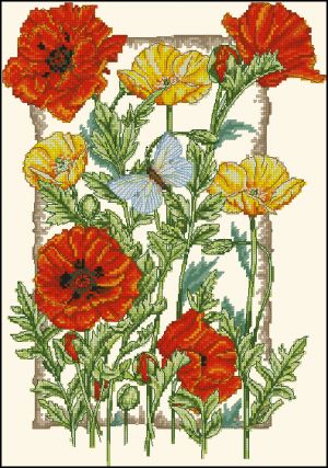 Anchor PCE937 Perfect Poppies