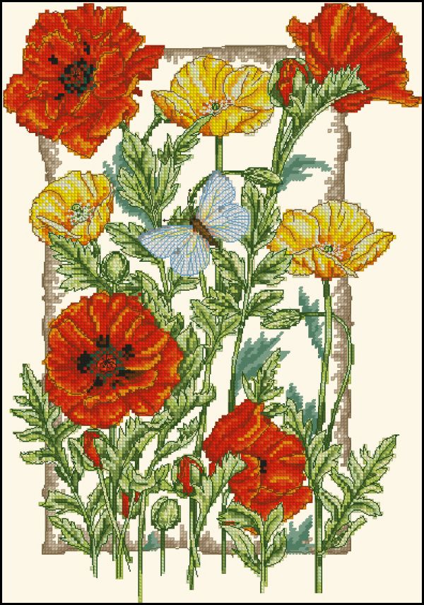 Anchor PCE937 Perfect Poppies