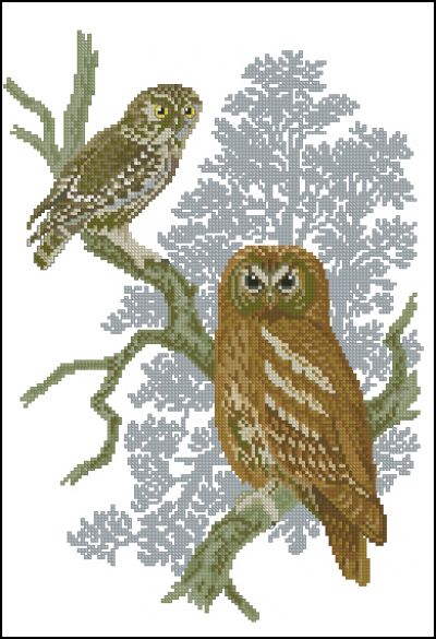 Вышивка крестом Ночные охотники