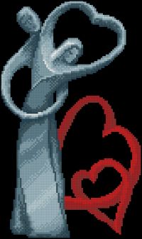 Вышивка крестом Любовь