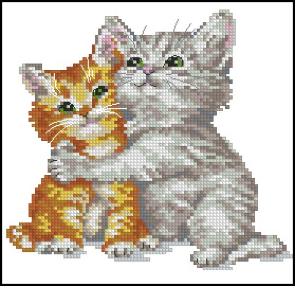 Вышивка крестом Счастье мое