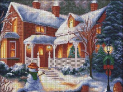Вышивка крестом Рождество