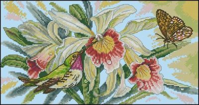 Вышивка крестом Магический сад