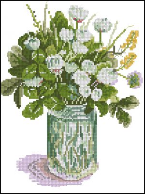 Вышивка крестом Клевер