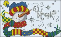 SC-B369 More Fun Flakes Snowman Welcome