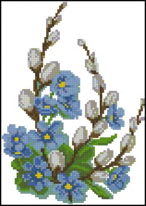 Вышивка крестом Пасхальные поздравления