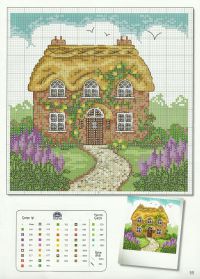 Вышивка крестом Мой дом