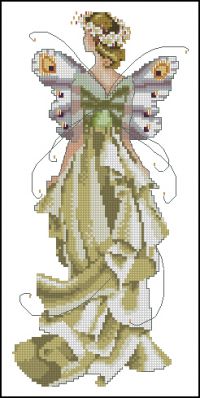 Вышивка крестом Лесная фея