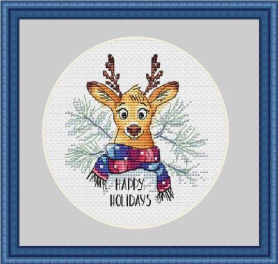 Вышивка крестом Счастливых каникул